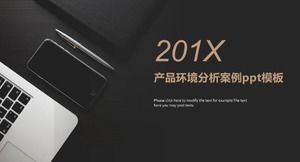 Plantilla ppt de caso de análisis ambiental de producto