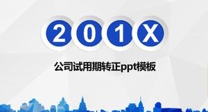 ระยะเวลาทดลองใช้ของบริษัทเป็นเทมเพลต ppt เชิงบวก