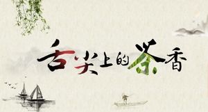 Modello ppt di introduzione alla cultura del tè