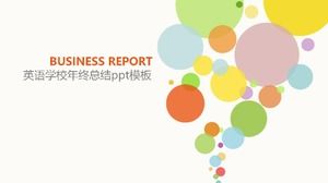 Templat ppt ringkasan akhir tahun sekolah bahasa Inggris