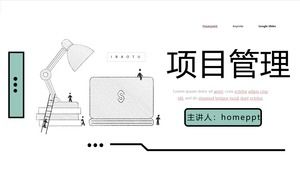 Projektmanager ppt-Vorlage