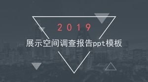 Tampilkan templat ppt laporan survei ruang