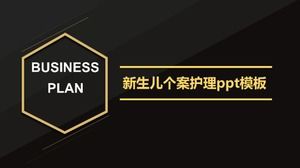 قالب PPT للعناية بحالة الأطفال حديثي الولادة