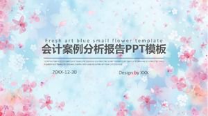 Modello ppt del rapporto di analisi del caso contabile