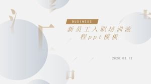 Neue PPT-Vorlage für den Schulungsprozess zur Mitarbeitereinführung