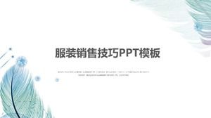 Umiejętności sprzedaży odzieży szablon ppt