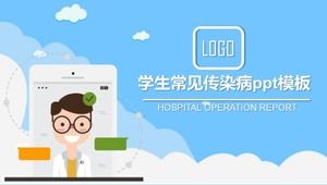 Templat ppt penyakit menular umum siswa