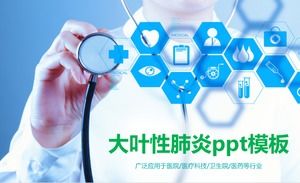 șablon ppt pneumonie lobară