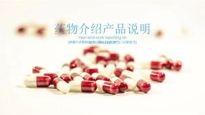 Szablon PPT do wprowadzania leków farmaceutycznych