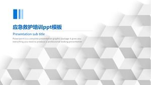 قالب التدريب على الإسعافات الأولية في حالات الطوارئ