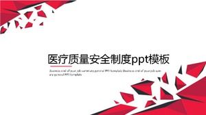 Modelo de ppt de sistema de qualidade e segurança médica