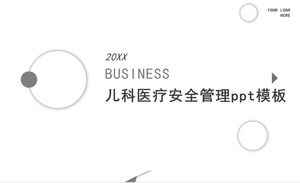 Pediatryczny szablon zarządzania bezpieczeństwem medycznym ppt