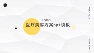 Medical beauty program ppt template