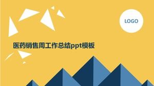 İlaç satış haftası çalışma özeti ppt şablonu