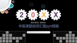 中醫項目總結報告ppt模板