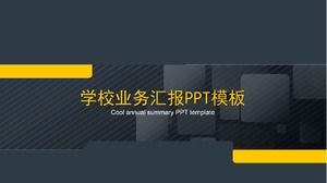 Templat ppt laporan bisnis sekolah