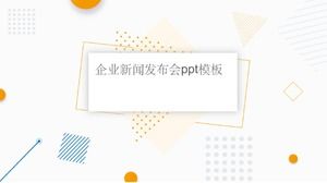 Modello ppt per conferenza stampa aziendale