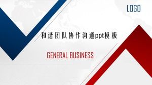 متناغم العمل الجماعي قالب الاتصالات ppt