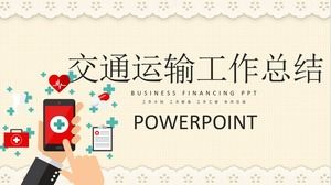 Informe de resumen de trabajo de transporte ppt