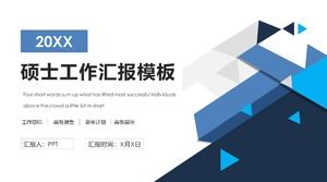 تقرير العمل الشخصي للماجستير تنزيل قالب ppt