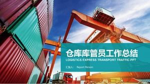 Warehouse storekeeper work summary ppt