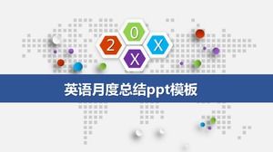 Angielski szablon miesięczne podsumowanie ppt