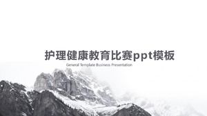 Templat ppt kompetisi pendidikan kesehatan keperawatan