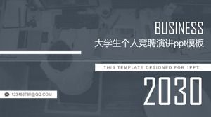 Üniversite öğrencileri kişisel rekabet konuşma ppt şablonu