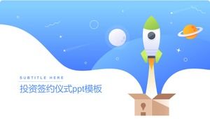 Ceremonia podpisania inwestycji szablon ppt