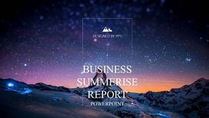 Plantilla ppt de introducción comercial de galería extraordinaria de estilo europeo y americano