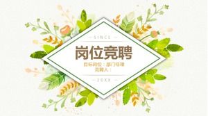 Szablon konkursu ppt tytuł pracy w przedsiębiorstwie