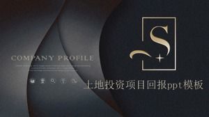Modèle ppt de retour de projet d'investissement foncier