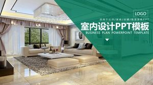 تحسين المنزل قالب التصميم الداخلي PPT