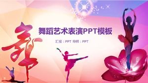 Modelo de ppt de aula de treinamento de dança