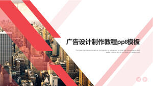 Reklam tasarımı ve prodüksiyon eğitimi ppt şablonu