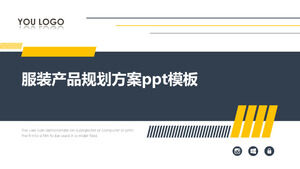 Șablon ppt de plan de planificare a produselor de îmbrăcăminte