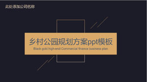 Șablon ppt de plan de planificare a parcului de țară