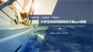 Templat ppt perencanaan anggaran keuangan mahasiswa perguruan tinggi