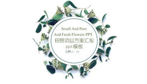 Rekrutierungsprojektplanbericht ppt-Vorlage