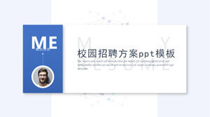 Plan rekrutacji kampusu szablon ppt