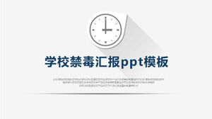 المدرسة قالب تقرير مكافحة المخدرات باور بوينت