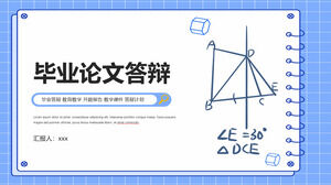 Modelo de ppt de defesa de tese de graduação de estudante de ciências