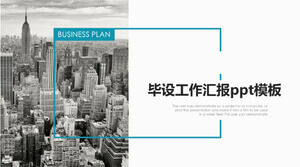 Modèle ppt de rapport de travail complet