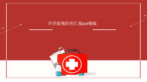 Szablon raportu o zapobieganiu epidemii i kontroli w szkole ppt