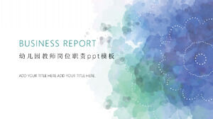 Templat ppt tanggung jawab pekerjaan guru TK