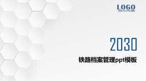 Szablon ppt zarządzania plikami kolejowymi