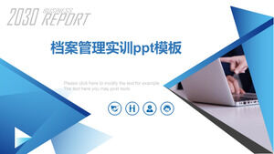 Szablon szkolenia ppt zarządzania plikami