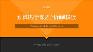 قالب تحليل تنفيذ الميزانية ppt