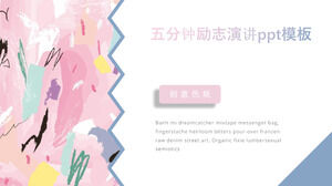 Plantilla ppt de discurso motivacional de cinco minutos