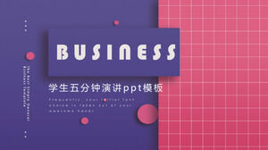 قالب ppt لخطاب الطالب لمدة خمس دقائق